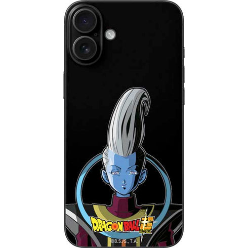 Dragon Ball Super Whis Portrait iPhone 16 Plus Skin